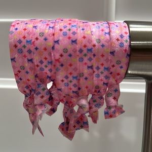 SOLD‼️  $2 Fashion LV & CC Fold Over Elastic Hair Ties